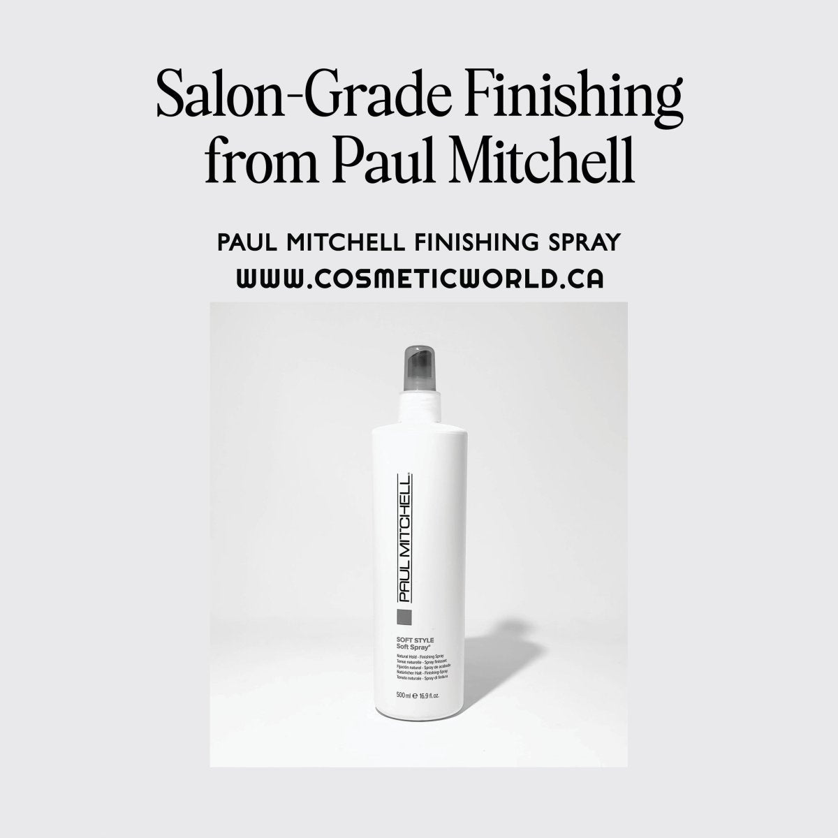 PAUL MITCHELL_Soft Spray Finishing Spray_Cosmetic World