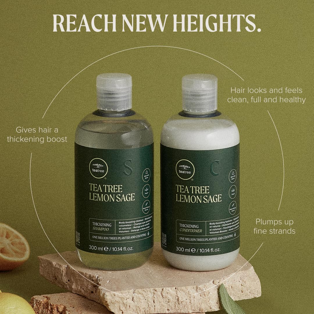 PAUL MITCHELL - TEA TREE_Lemon Sage Thickening Shampoo_Cosmetic World
