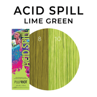 Thumbnail for Pulp Riot_Semi Permanent Color Acid Spill - Lime Green_Cosmetic World