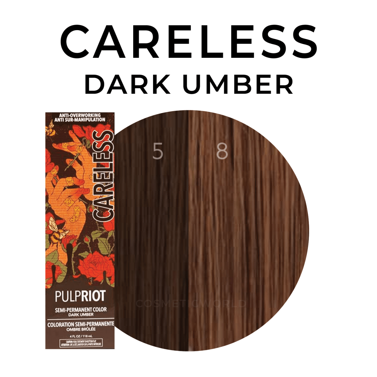Pulp Riot_Semi Permanent Color Careless - Dark Umber_Cosmetic World