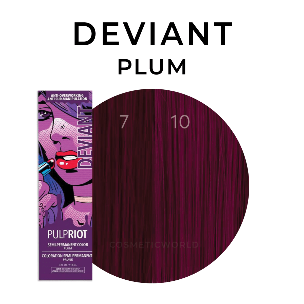 Pulp Riot_Semi Permanent Color Deviant - Plum_Cosmetic World