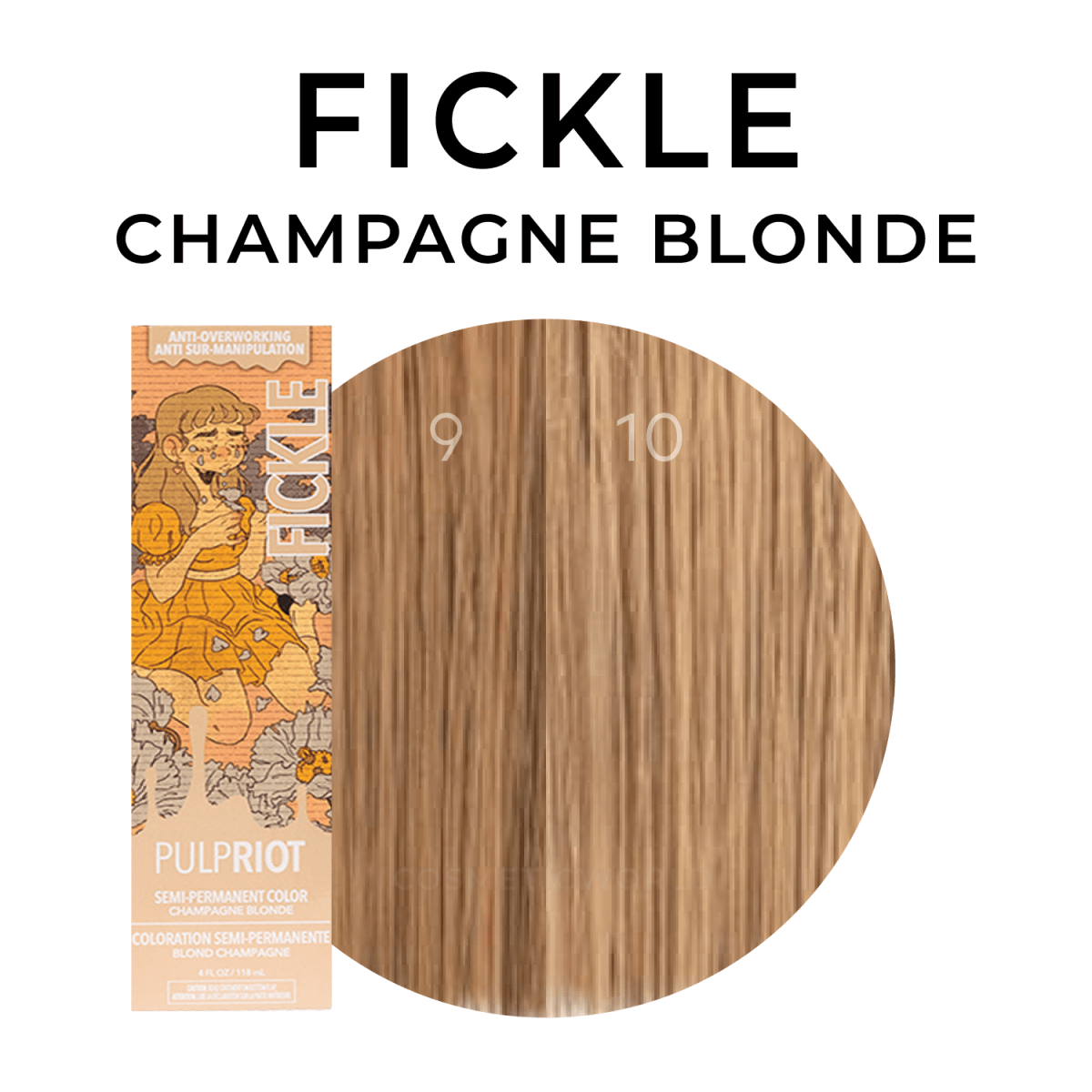 Pulp Riot_Semi Permanent Color Fickle - Champagne Blonde_Cosmetic World