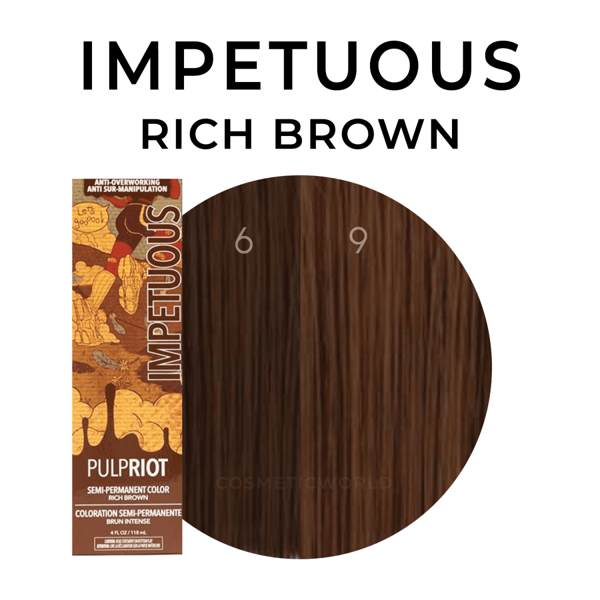 Pulp Riot_Semi Permanent Color Impetuous - Rich Brown_Cosmetic World