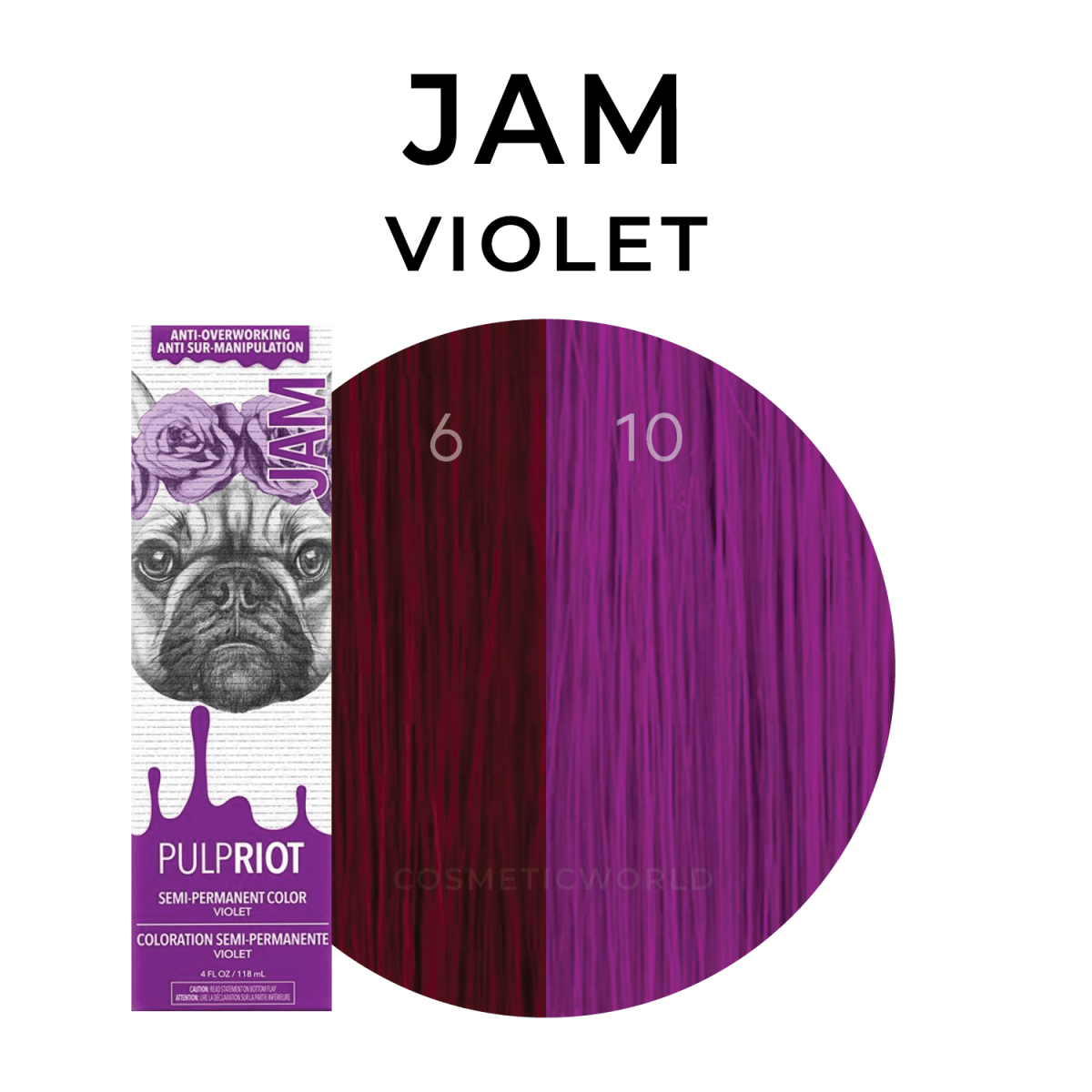 Pulp Riot_Semi Permanent Color Jam - Violet_Cosmetic World