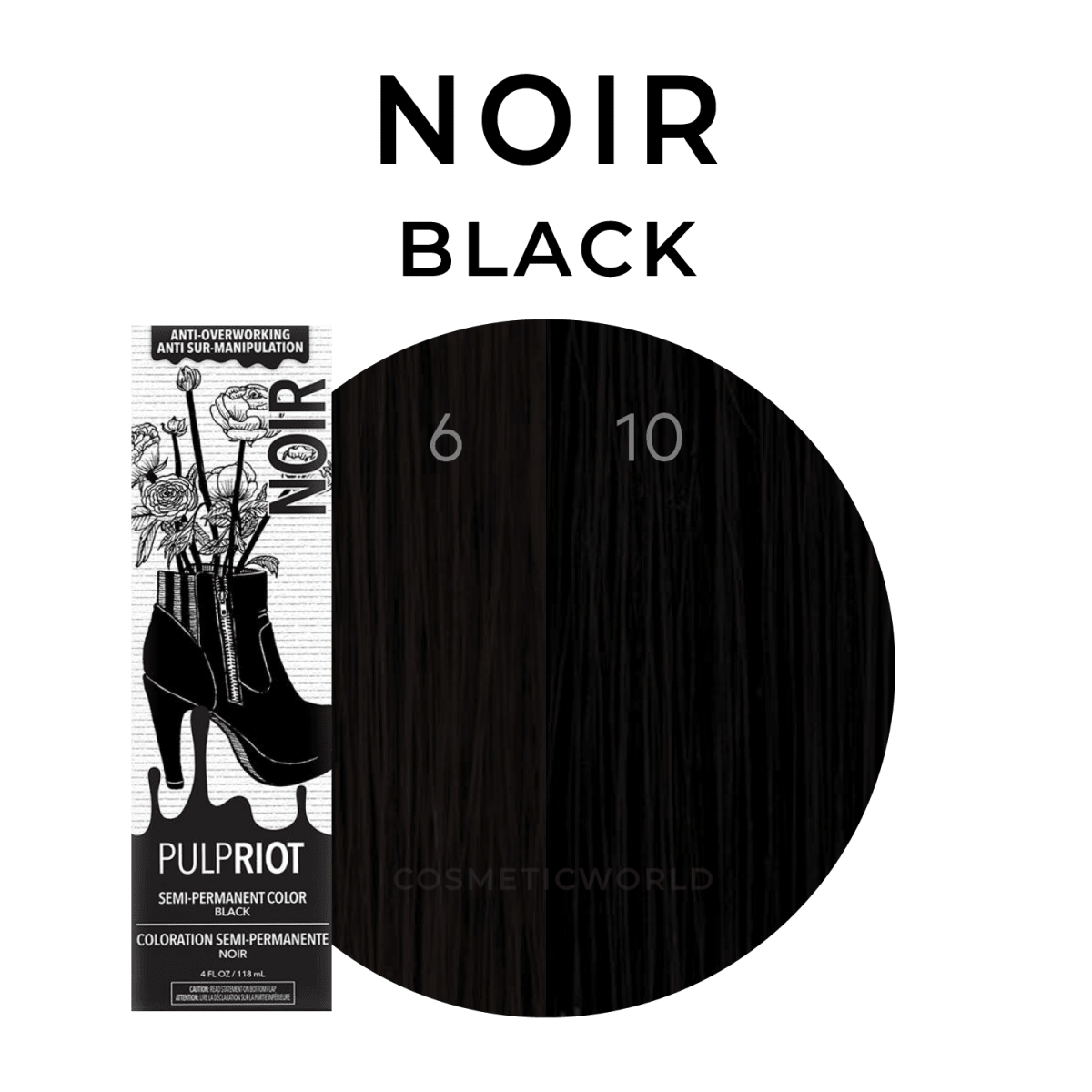 Pulp Riot_Semi Permanent Color Noir - Black_Cosmetic World