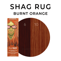 Thumbnail for Pulp Riot_Semi Permanent Color Shag Rug - Burnt Orange_Cosmetic World