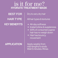 Thumbnail for Pureology_Hydrate Treatment Mask_Cosmetic World