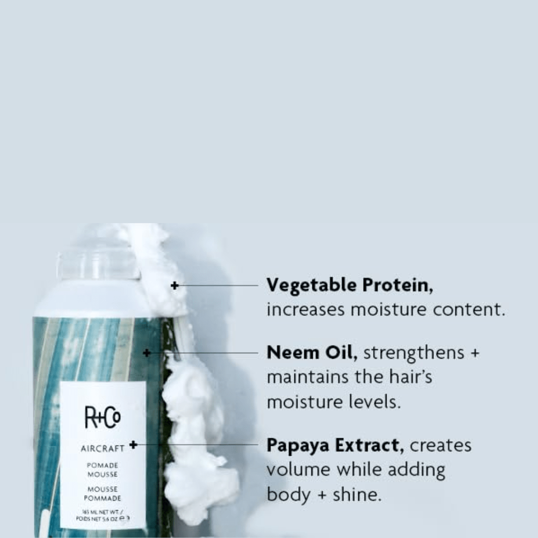 R+CO_AIRCRAFT Pomade Mousse_Cosmetic World