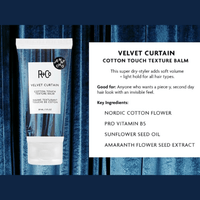 Thumbnail for R+CO_Velvet Curtain Cotton Touch Texture Balm_Cosmetic World