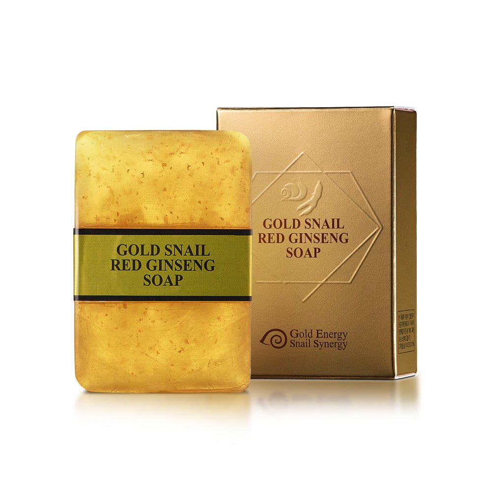 GOLD ENERGY SNAIL SYNERGY_Red Ginseng Soap_Cosmetic World