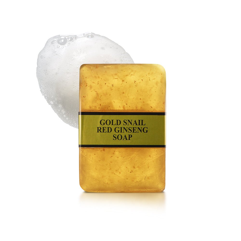 GOLD ENERGY SNAIL SYNERGY_Red Ginseng Soap_Cosmetic World