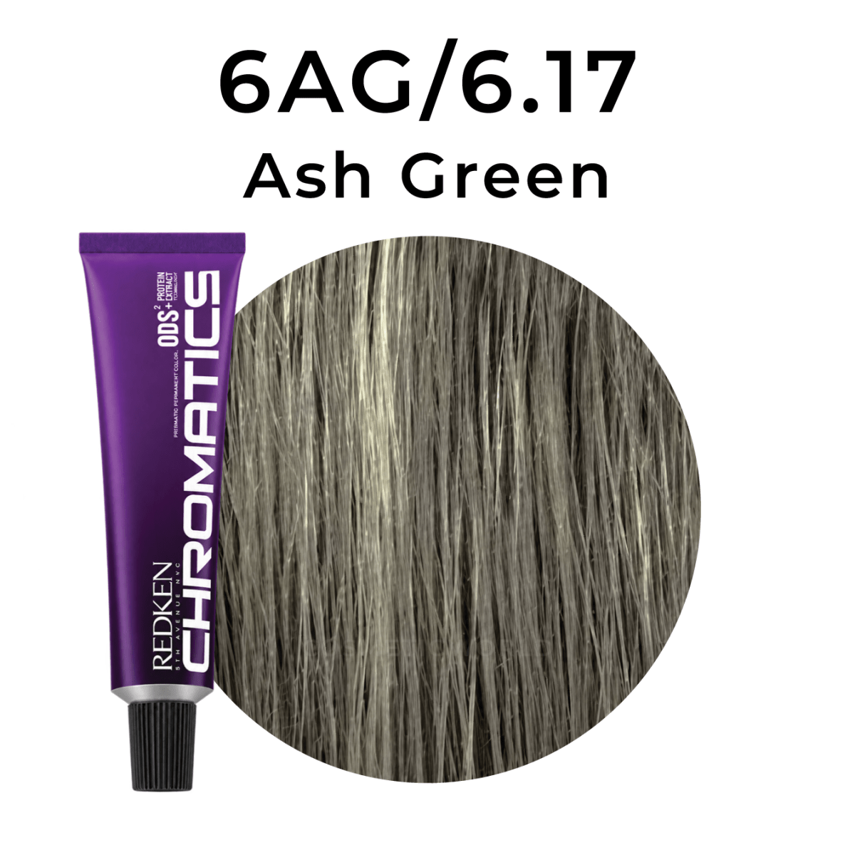 Redken - Chromatics_Chromatics 6Ag/6.17 Ash Green_Cosmetic World