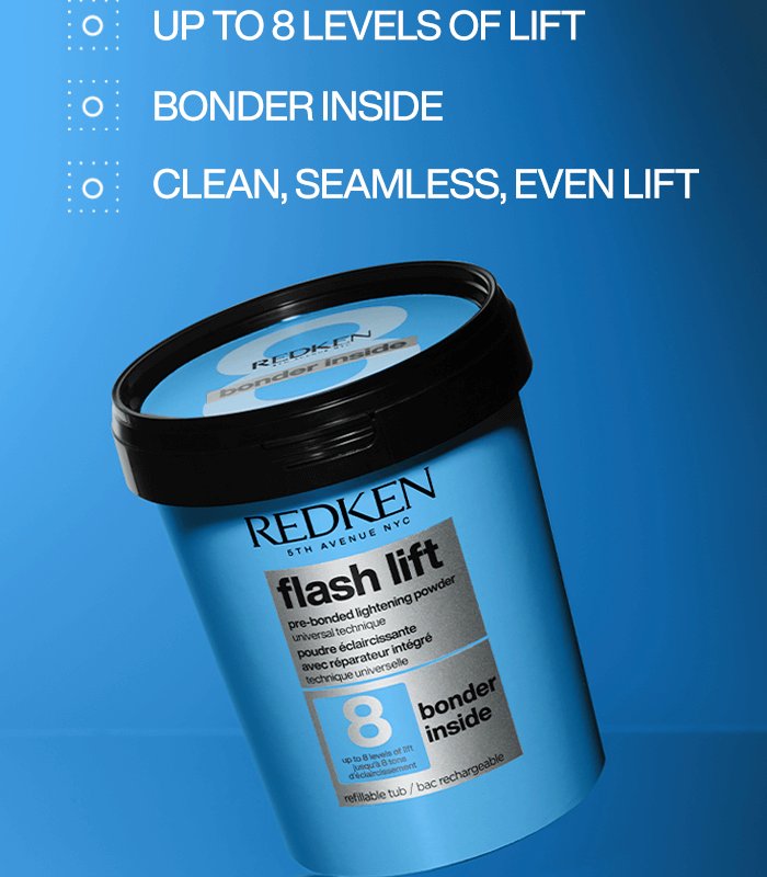 Redken_Flash Lift Pre-bonded Lightening Powder 8_Cosmetic World