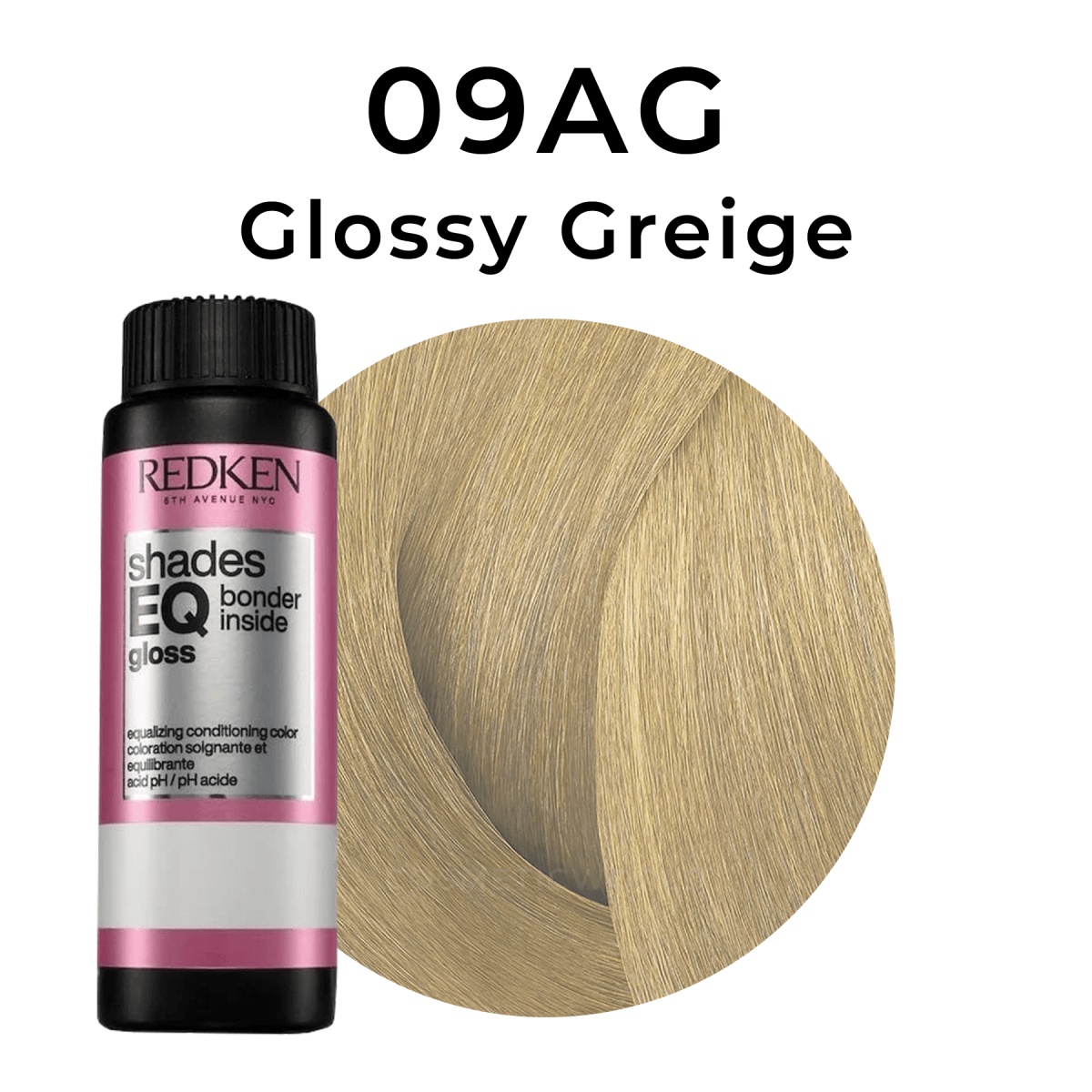 REDKEN - SHADES EQ_Shades EQ Bonder Inside 09AG Glossy Greige_Cosmetic World
