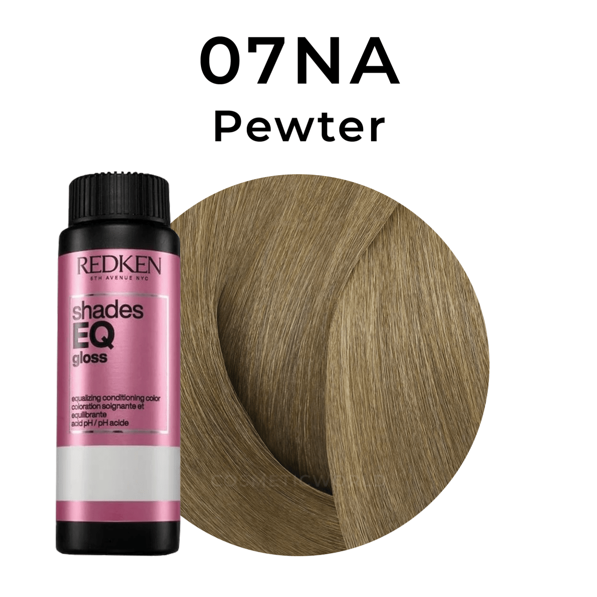 REDKEN - SHADES EQ_Shades EQ Gloss 07NA Pewter_Cosmetic World