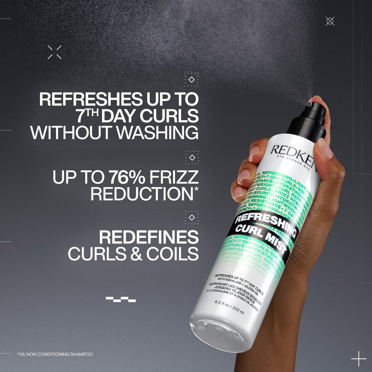 REDKEN_Refreshing Curl Mist_Cosmetic World