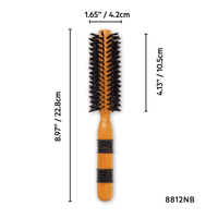 Thumbnail for REJUVEN8_Round Brush - Natural Boar Bristle - 8812NB 1.65