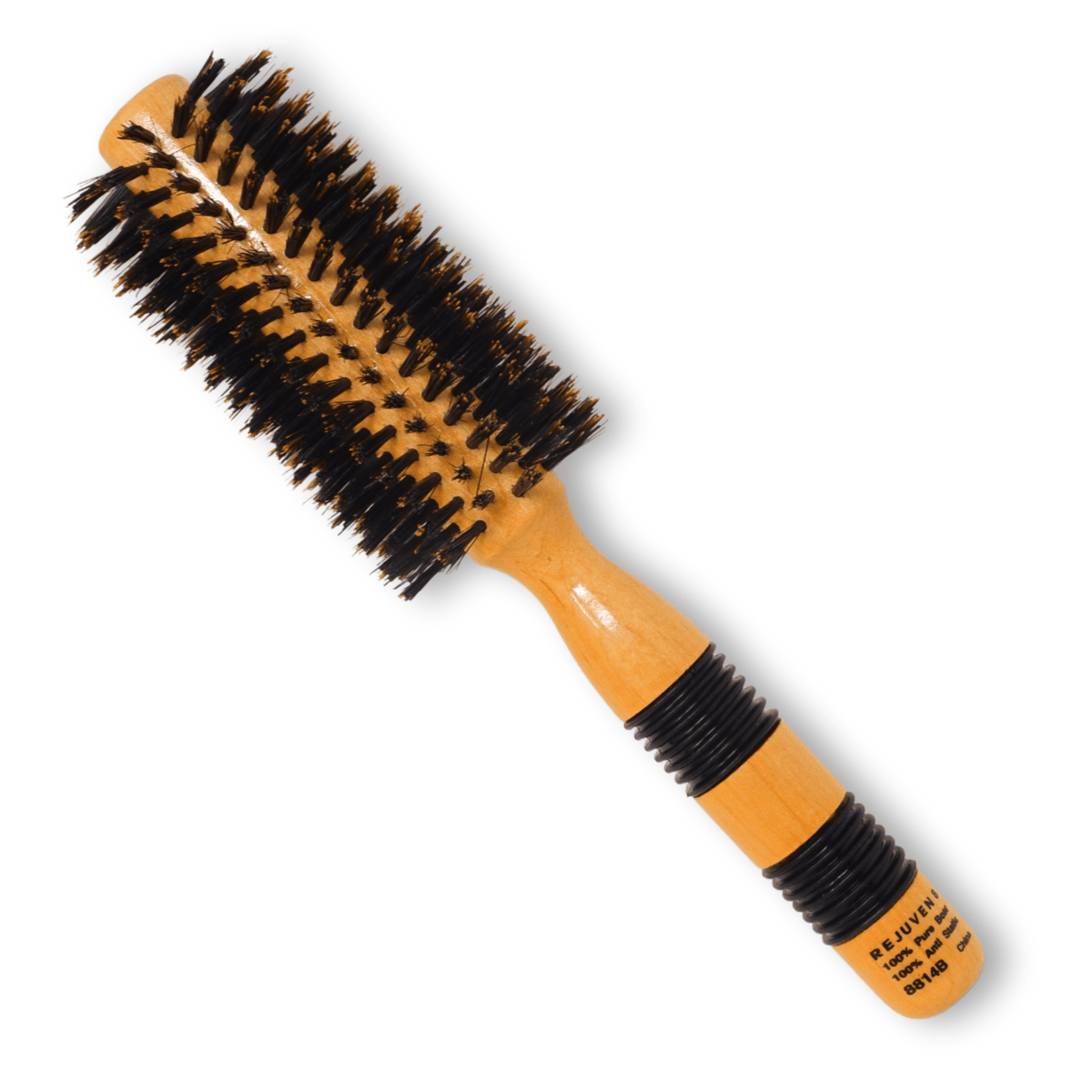 REJUVEN8_Round brush - Natural Boar Bristle 8814B - 1.96"/5 cm wide_Cosmetic World