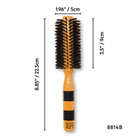 Thumbnail for REJUVEN8_Round brush - Natural Boar Bristle 8814B - 1.96