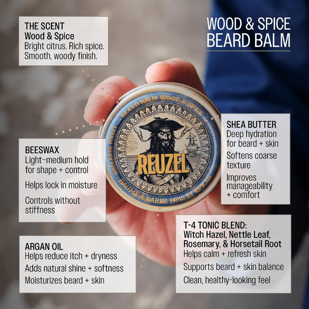 Reuzel_Beard Balm Wood & Spice_Cosmetic World