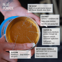 Thumbnail for Reuzel_Blue Strong Hold Water Soluble Pomade_Cosmetic World