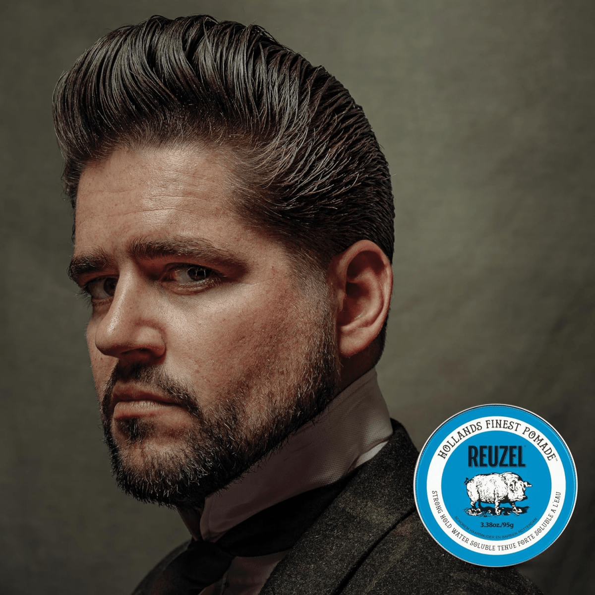 Reuzel_Blue Strong Hold Water Soluble Pomade_Cosmetic World