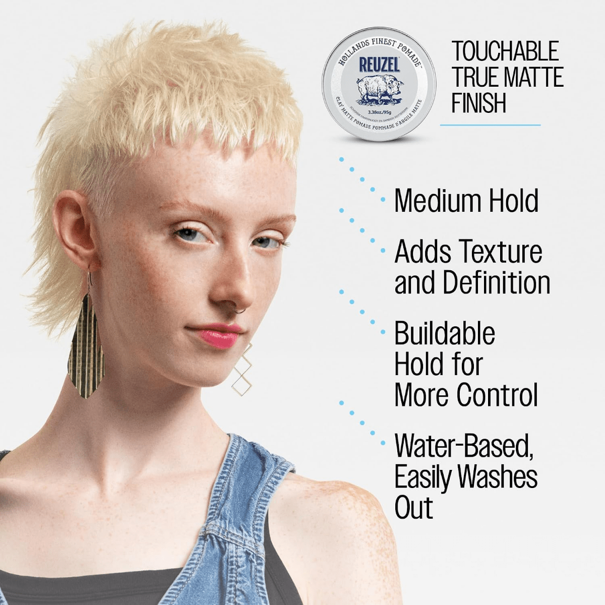 Reuzel_Clay Matte Pomade_Cosmetic World