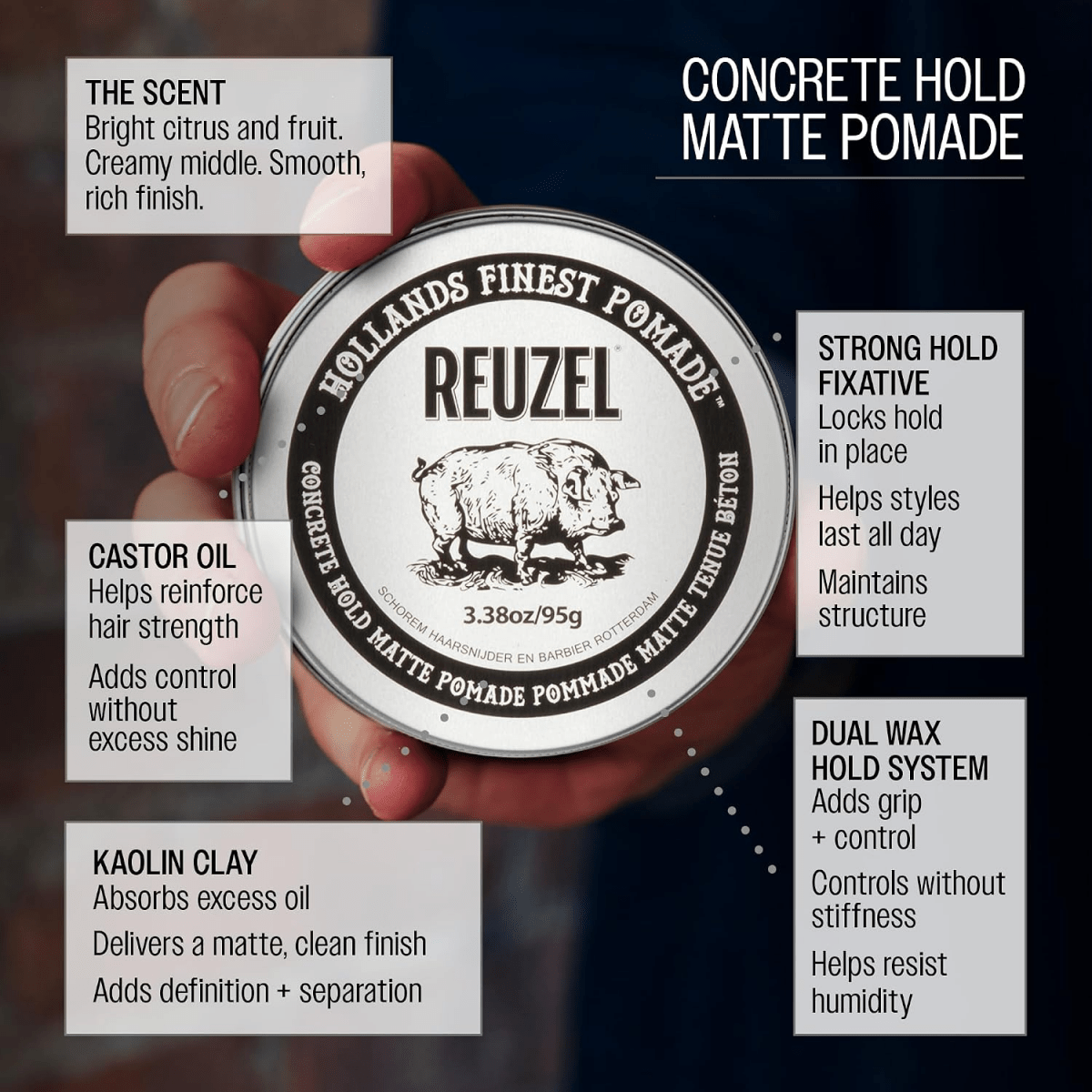 Reuzel_Concrete Hold Matte Pomade_Cosmetic World