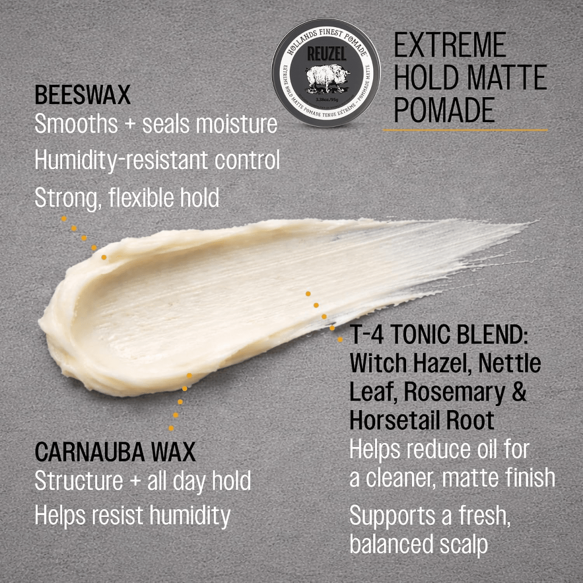 Reuzel_Extreme Hold Matte Pomade_Cosmetic World