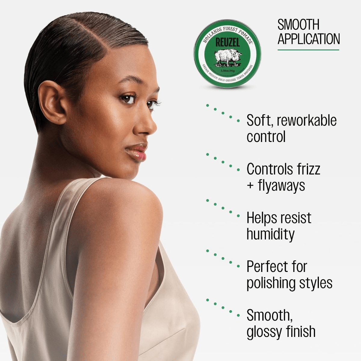Reuzel_Green Grease Medium Hold Pomade_Cosmetic World
