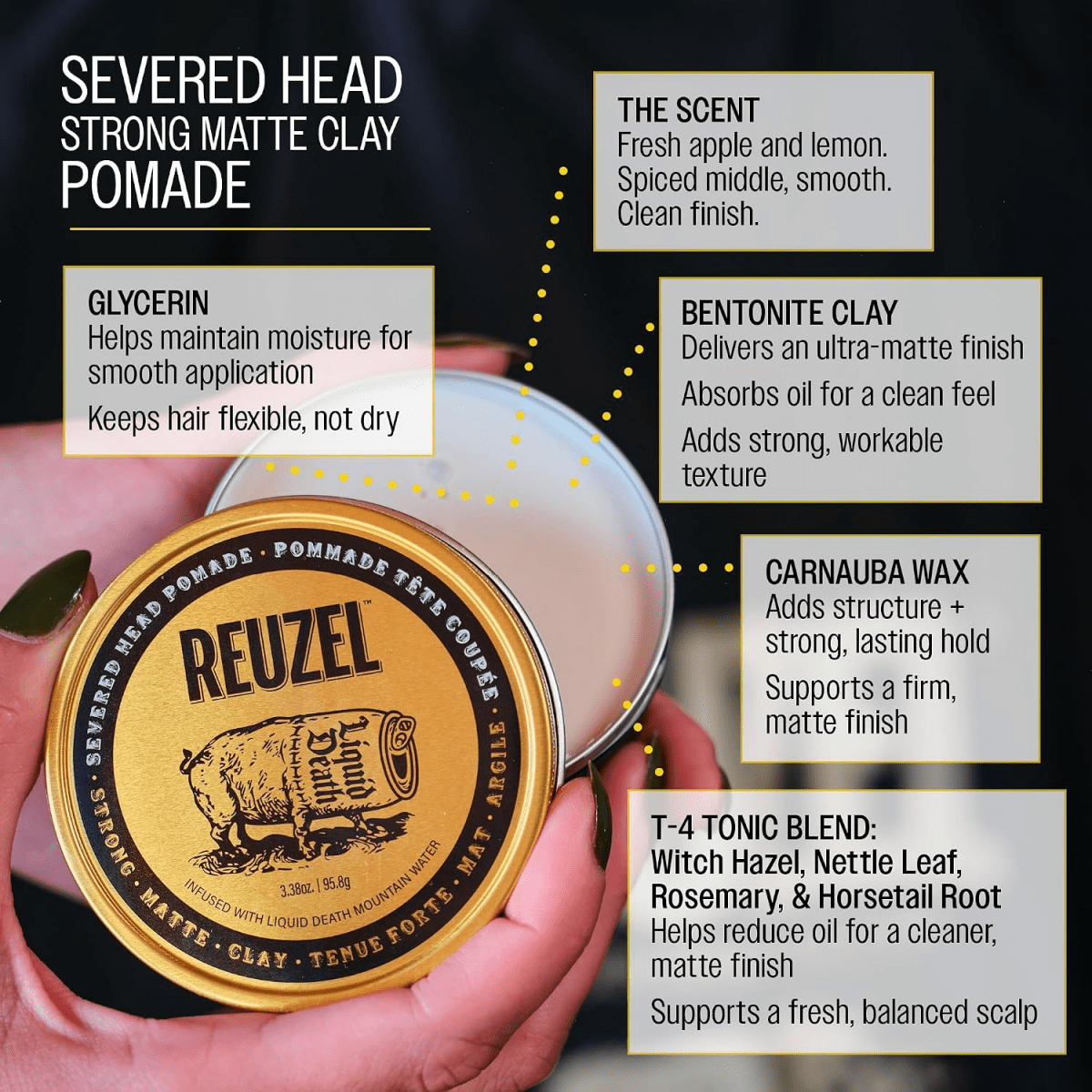 Reuzel_Liquid Death Strong Matte Clay_Cosmetic World
