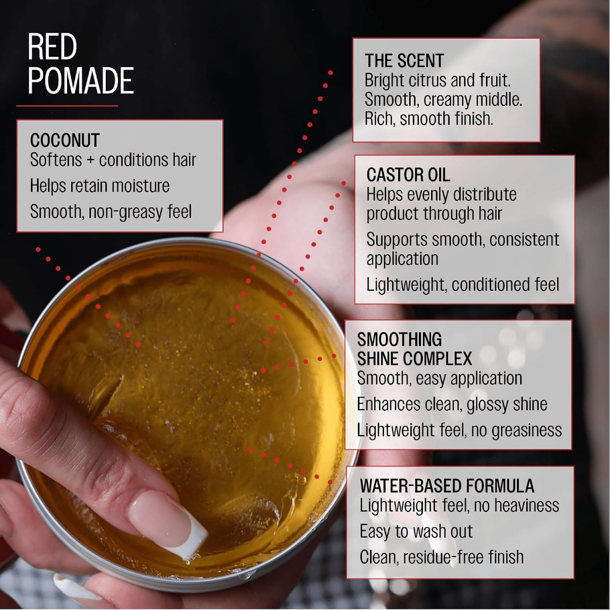 Reuzel_Red High Sheen Pomade - Water Soluble_Cosmetic World