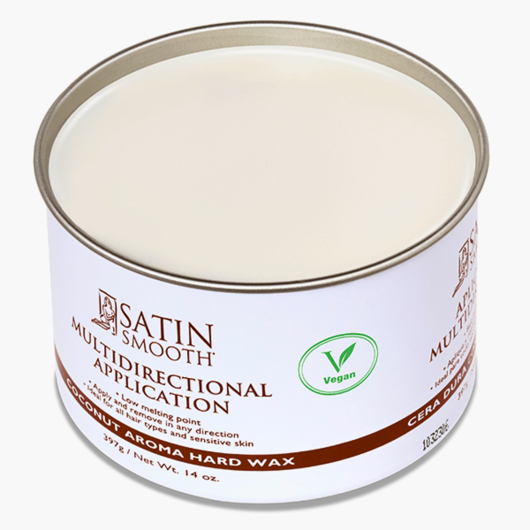 Satin Smooth_Multidirectional Application Coconut Aroma Hard Wax_Cosmetic World