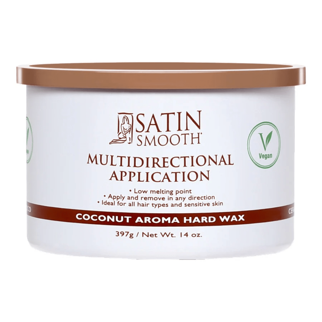 Satin Smooth_Multidirectional Application Coconut Aroma Hard Wax_Cosmetic World