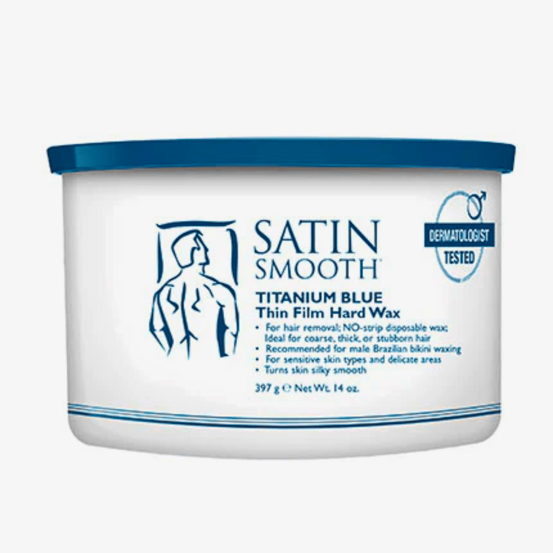 Satin Smooth_Titanium Blue Thin film Hard Wax_Cosmetic World