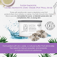Thumbnail for SATIN SMOOTH_Ultra Sensitive Zinc Oxide Infused Wax_Cosmetic World