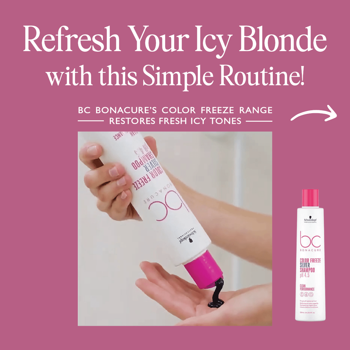 SCHWARZKOPF - BC BONACURE_BC Bonacure Color Freeze Silver Shampoo_Cosmetic World