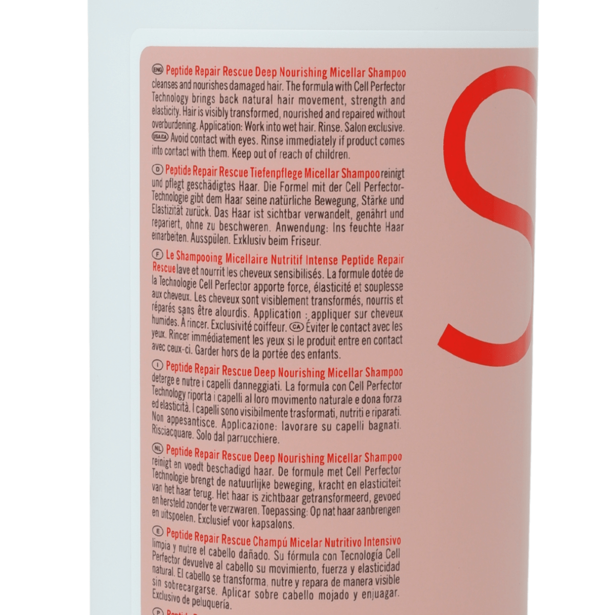 Schwarzkopf - BC Bonacure_BC Bonacure Peptide Repair Rescue Deep Nourishing Micellar Shampoo_Cosmetic World