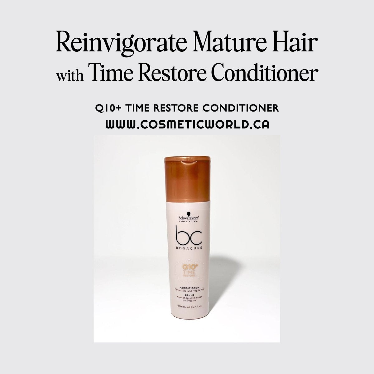 SCHWARZKOPF - BC BONACURE_BC Bonacure Q10+ Time Restore Conditioner_Cosmetic World