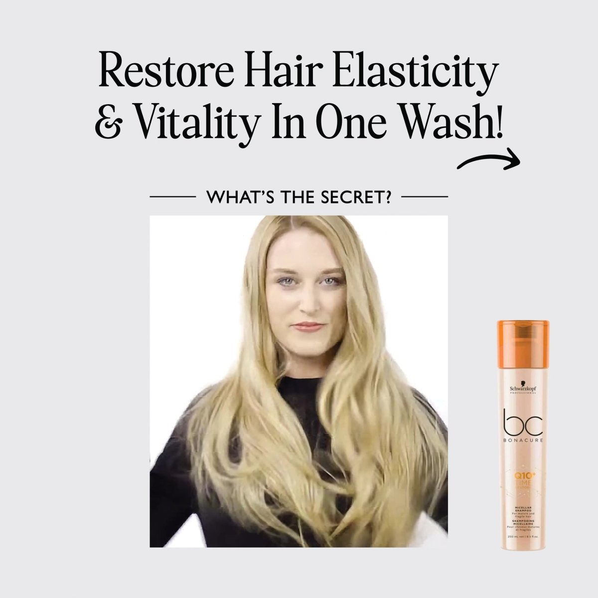 SCHWARZKOPF - BC BONACURE_BC Bonacure Q10+ Time Restore Micellar Shampoo_Cosmetic World