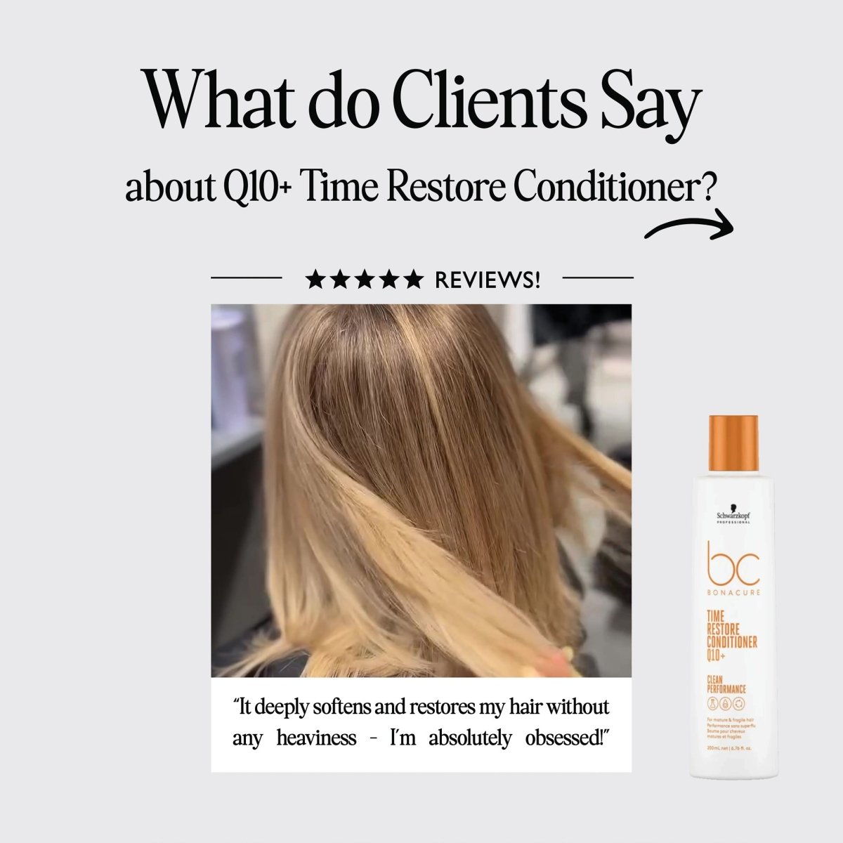 SCHWARZKOPF - BC BONACURE_BC Bonacure Time Restore Conditioner Q10+ | BOGO!_Cosmetic World