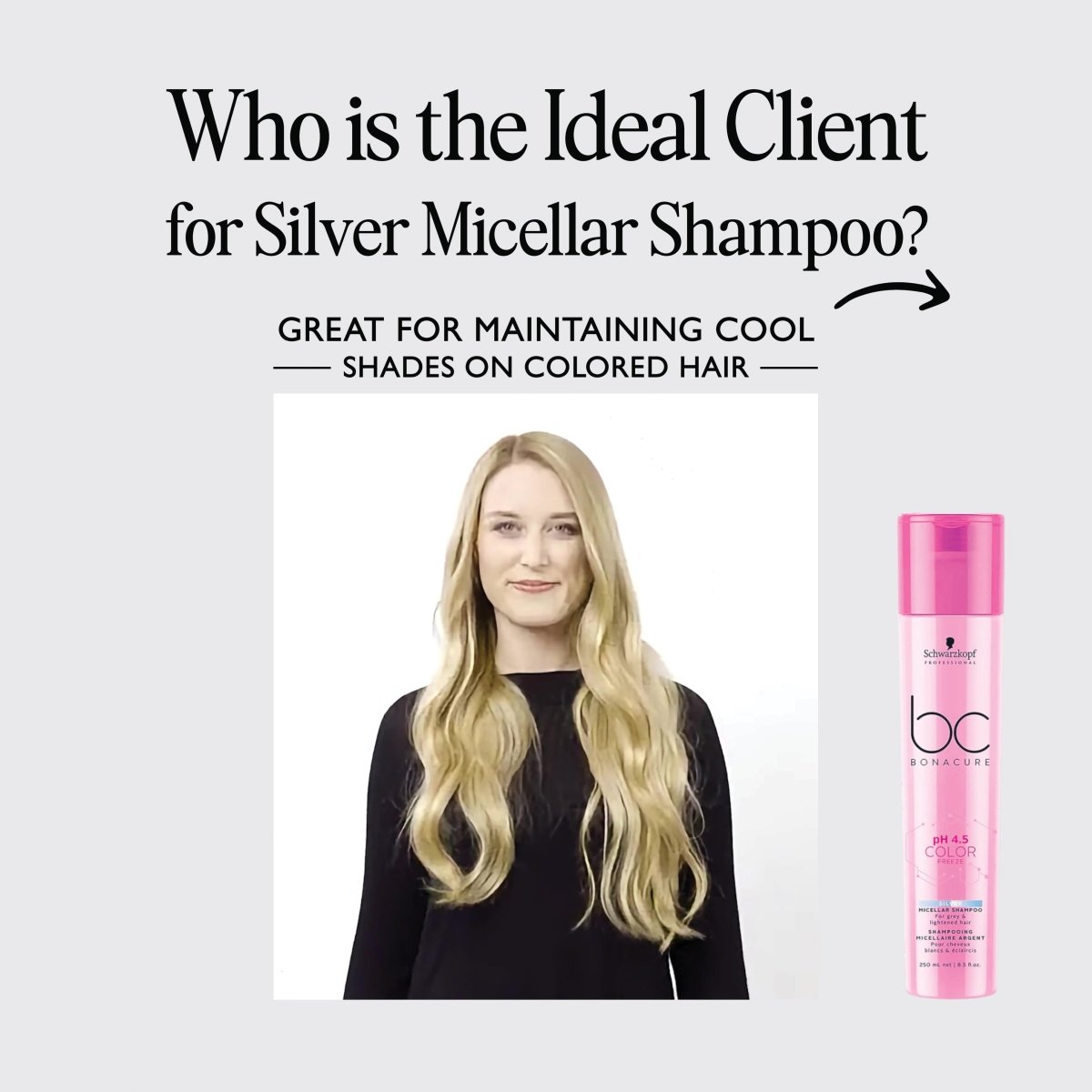 SCHWARZKOPF - BC BONACURE_Silver Micellar Shampoo For Grey & Lightened Hair_Cosmetic World