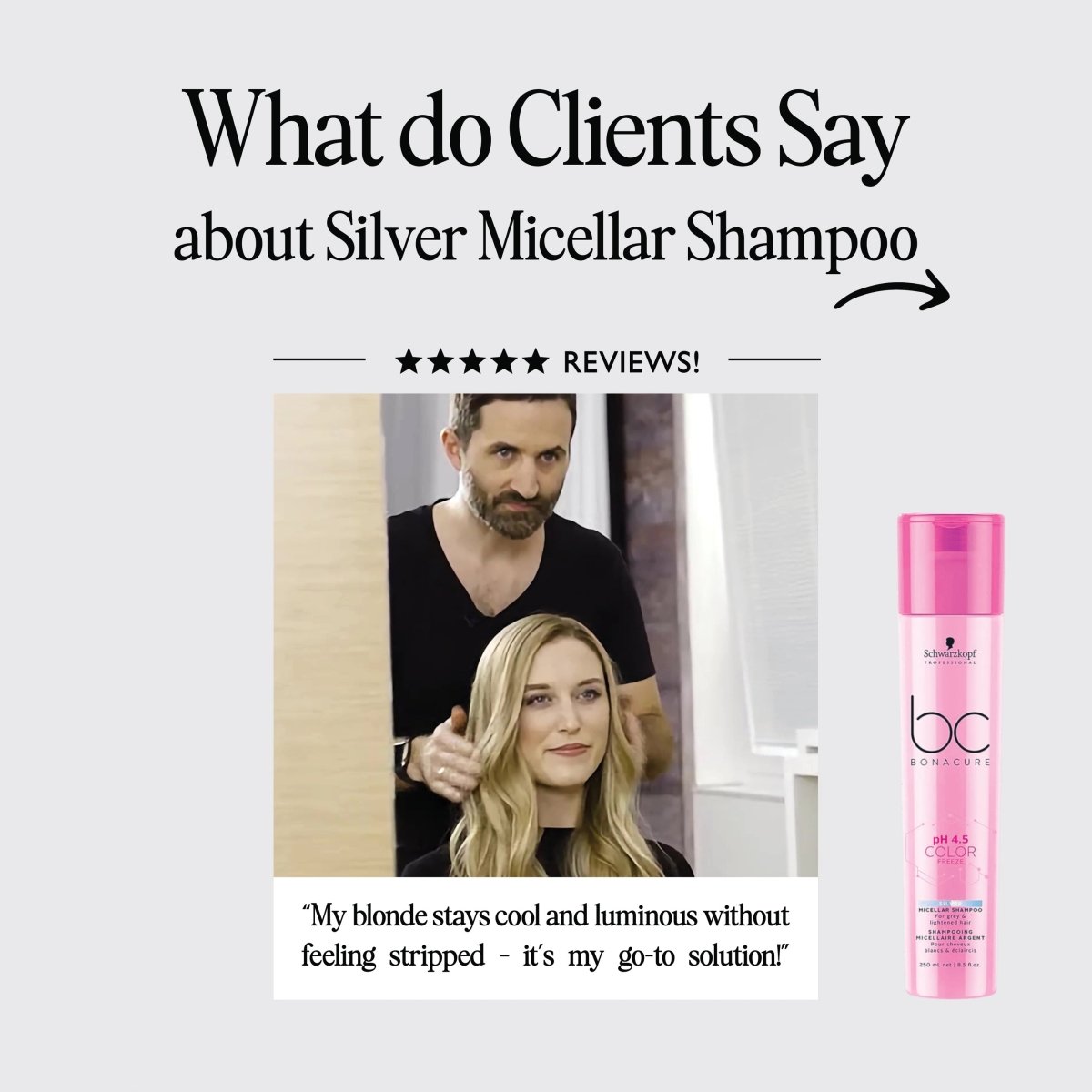SCHWARZKOPF - BC BONACURE_Silver Micellar Shampoo For Grey & Lightened Hair_Cosmetic World