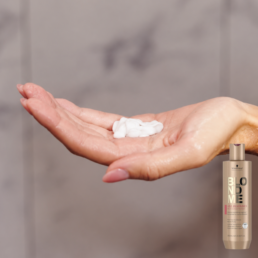 Après-shampoing riche BlondMe All Blondes