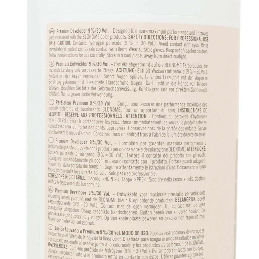 Schwarzkopf - BlondMe_BlondMe 9% (30 Volume) Premium Developer 1L / 33.8oz_Cosmetic World