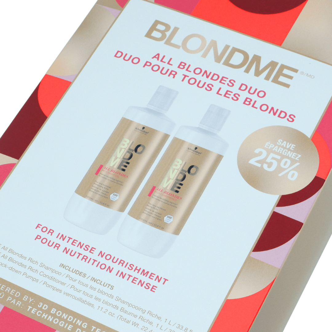 Schwarzkopf - BlondMe_BlondMe Duo - Rich Shampoo and Conditioner_Cosmetic World