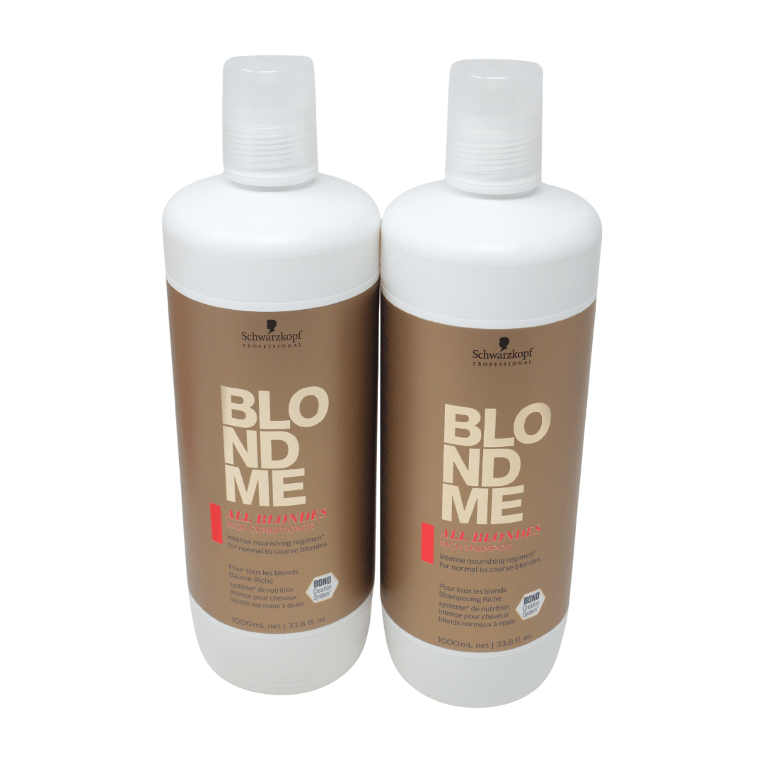 Schwarzkopf - BlondMe_BlondMe Duo - Rich Shampoo and Conditioner_Cosmetic World