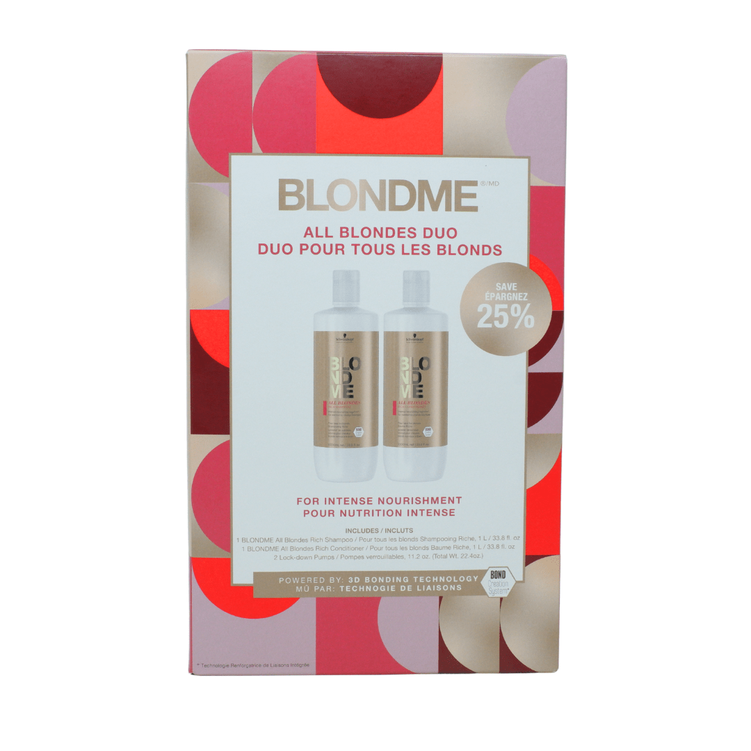 Schwarzkopf - BlondMe_BlondMe Duo - Rich Shampoo and Conditioner_Cosmetic World