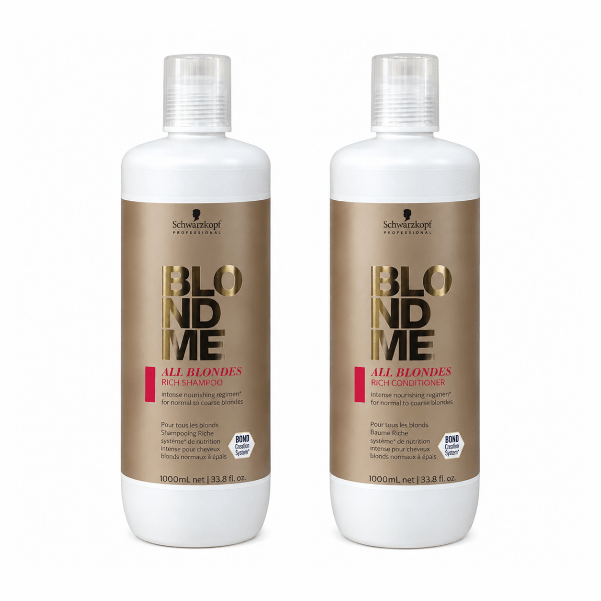 Schwarzkopf - BlondMe_BlondMe Duo - Rich Shampoo and Conditioner_Cosmetic World