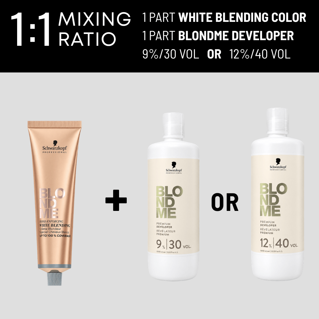 Schwarzkopf - BlondMe_BlondMe White Blending W-Ice 60ml / 2.02oz_Cosmetic World